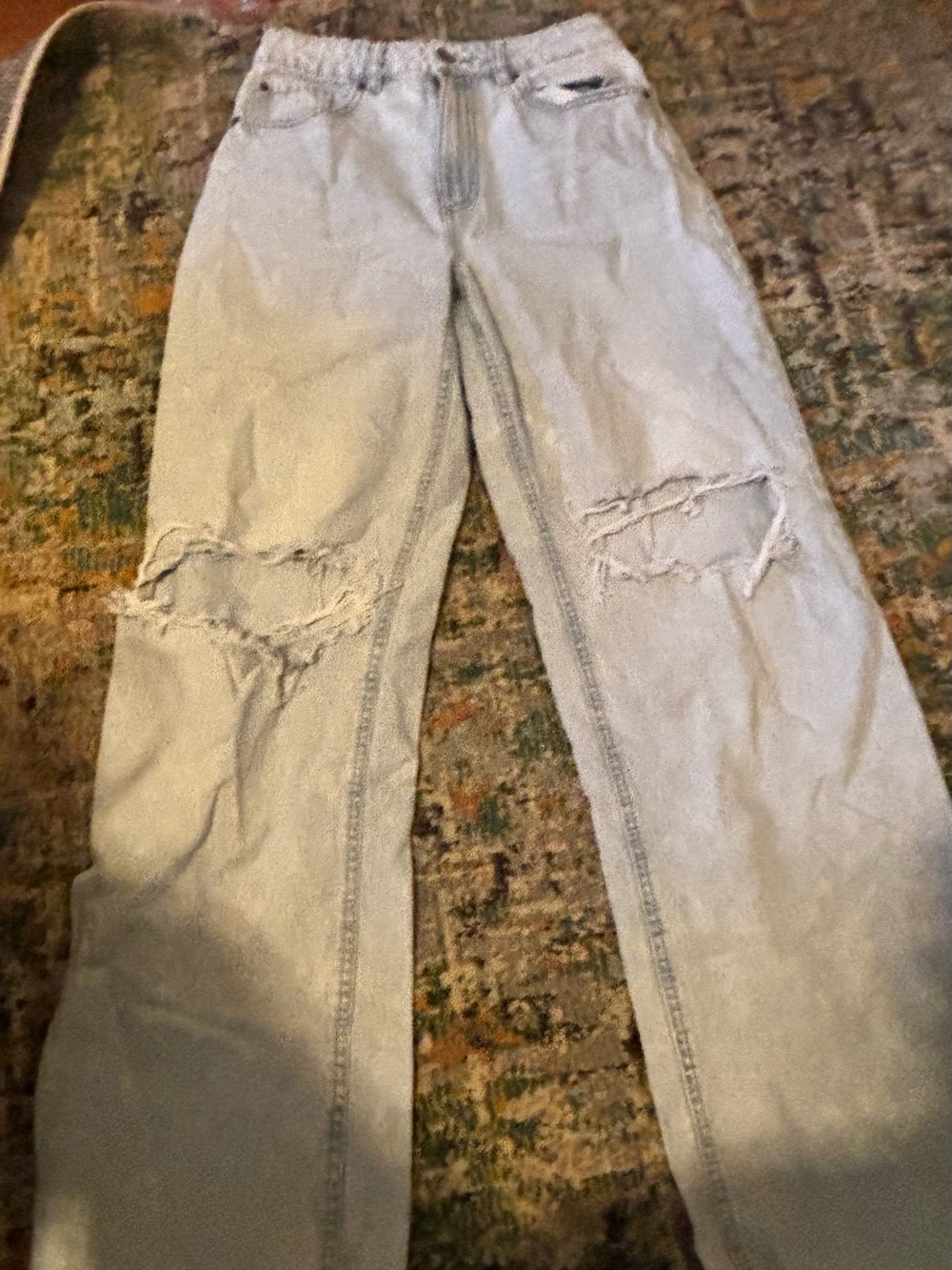 Garage Light Wash Boyfriend Jeans